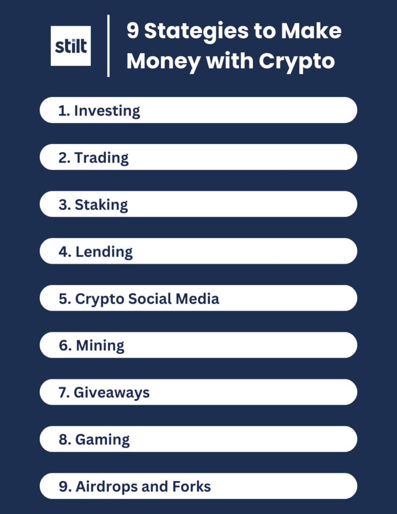 How to make money with crypto 9 Ways + Expert Advice [2023]