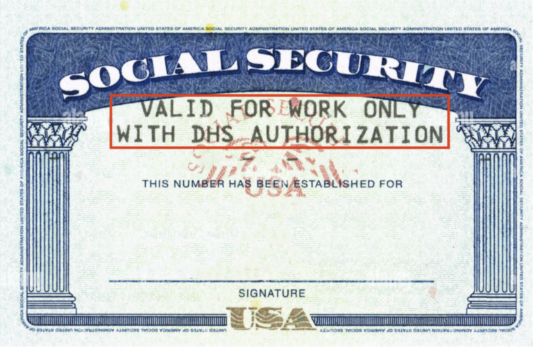 What is DHS Authorization on a social security card? [2024]