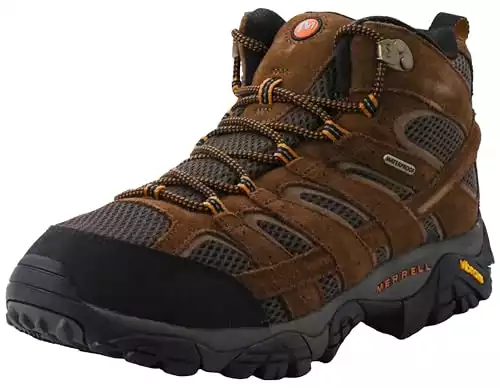 Merrell Men's Moab 2 Mid Waterproof Hiking Boot, Earth, 10 M US