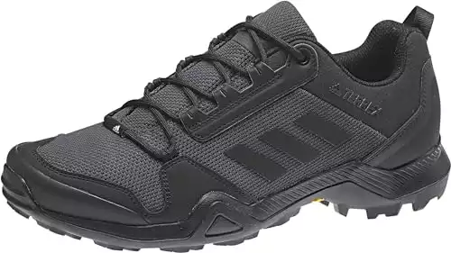 adidas Outdoor Men's Terrex Ax3 Hiking Boot, Black/Black/Carbon, 6.5 M US