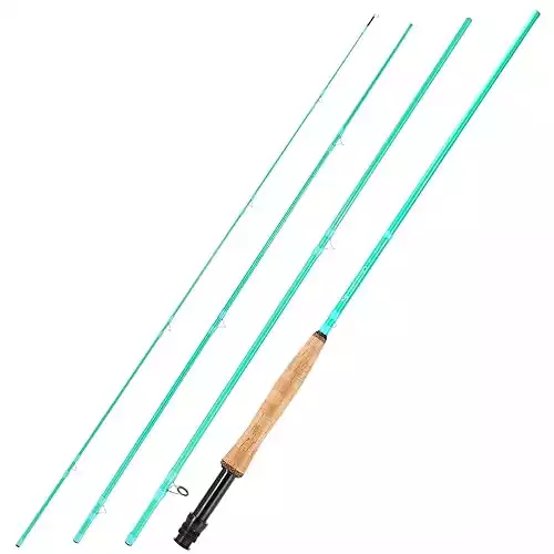 Women's Pink Fly Fishing Rod Pole IM7 24+30T Carbon Fiber Cork