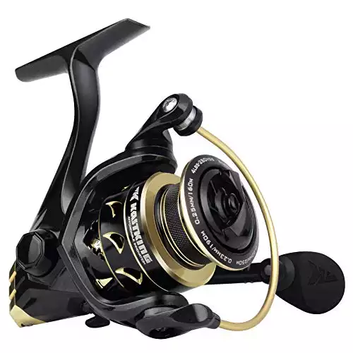 KastKing Sharky III Fishing Reel - New Spinning Reel - Carbon Fiber 39.5  LBs Max Drag - 10+1 Stainless BB for Saltwater or Freshwater - Oversize  Shaft