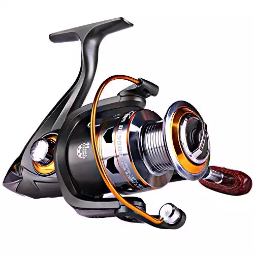 Sougayilang Spinning Reels 10000 Series Surf Fishing Reels,10+1 Stainless  BB Ultra Smooth Powerful with CNC Aluminum Spool Fishing Reels for  Saltwater