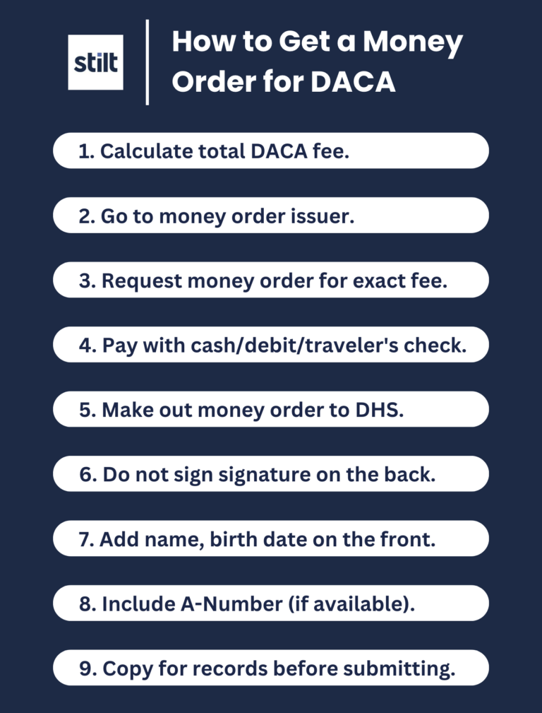 How to Pay for a DACA Application with a Money Order [2024]